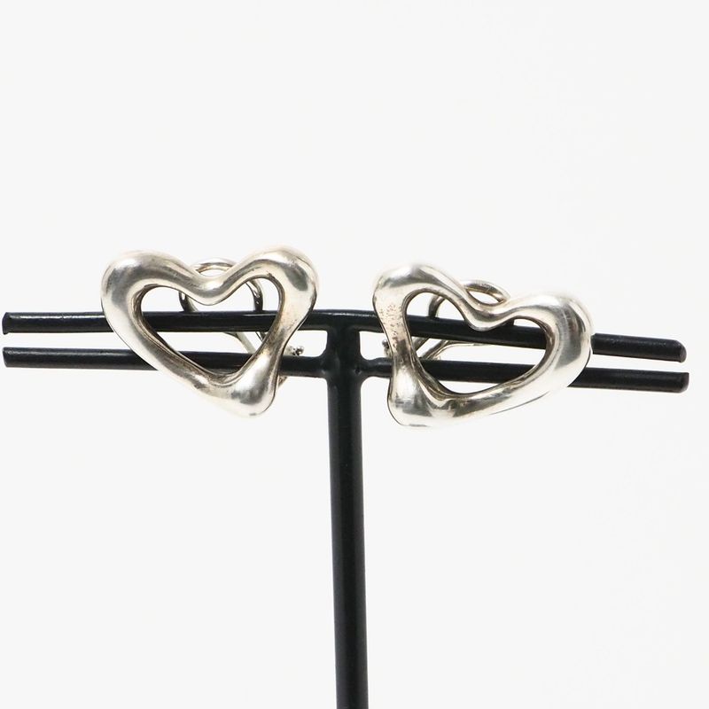 Tiffany & Co Tiffany & Co Open Heart Earrings For Two Ears Silver 925 20250701