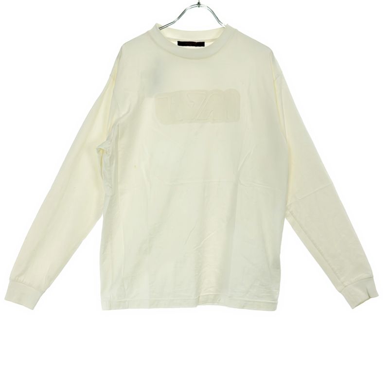 Louis Vuitton 21aw Embossed Long Sleeve T-Shirt Dt3 Hly23w White XS