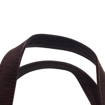 Loewe Tote Bag Anagram Pattern Dark Brown