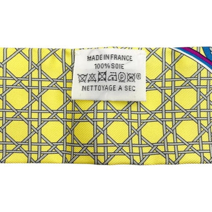 Hermes Silk Scarf Twillie Foldable Covered Carriage H063156s 16 Yellow Cles