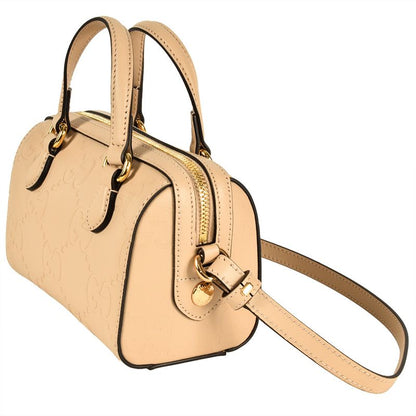 Gucci GG Supermini 2way Handbag Guccissima Leather 790130 Beige