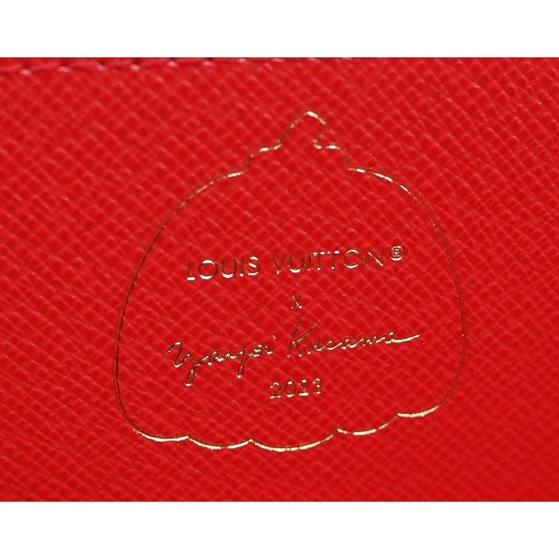 Louis Vuitton LV X Yk Zippy Wallet Painted Dot Monogram Canvas Polka