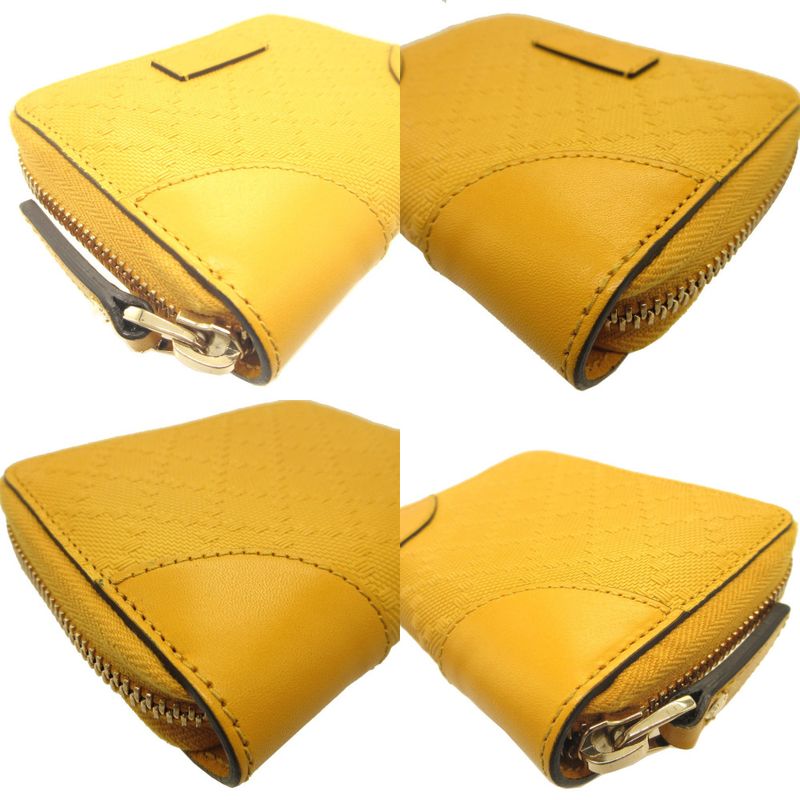 Gucci Tiamante 354495 Leather Yellow Coin Case Card Case 0069 Gucci