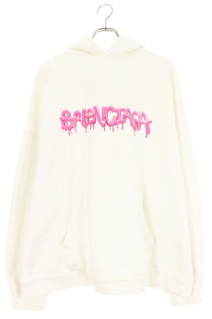 Balenciaga 22SS 675003 Tlvf2 Paint Logo Pullover Hoodie Men's 5