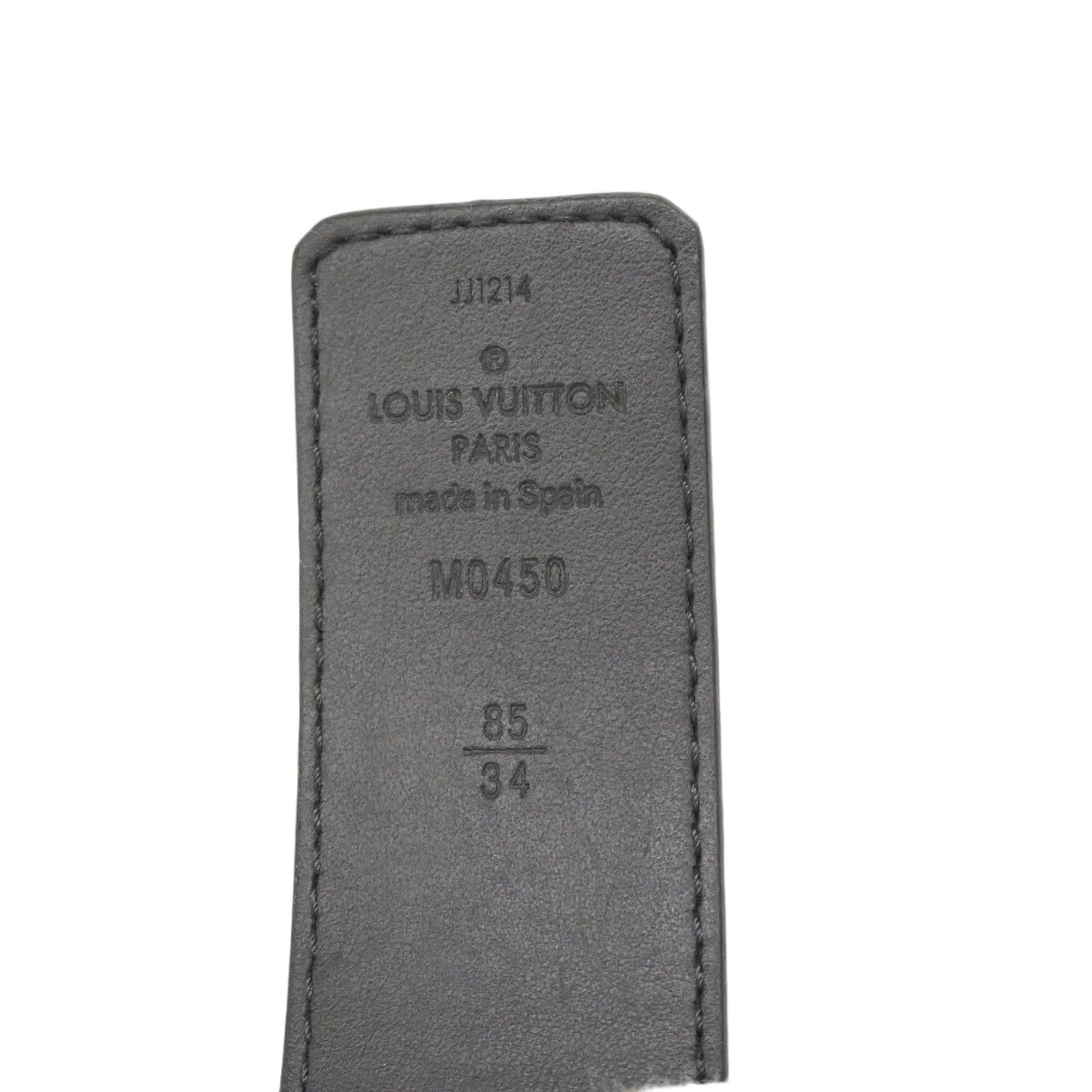 Louis Vuitton Belt Monogram Eclipse Ceinture LV Initial Black — view 2