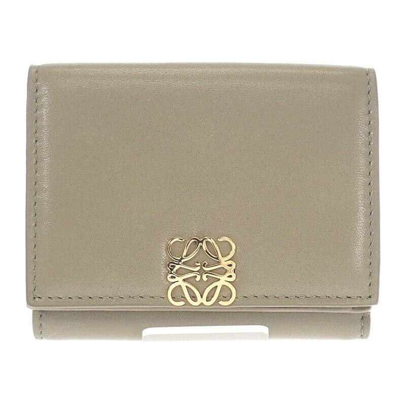 Loewe Puffer Anagram Trifold Wallet C821 Tr2 X10 Shiny Napa