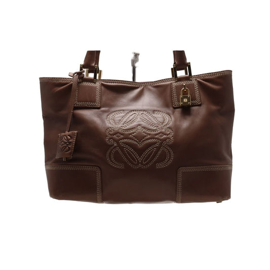 Loewe Anagram Amazona Justa Leather Handbag