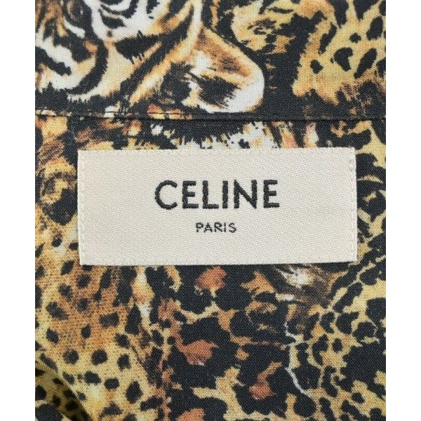 Celine Casual Shirt Black 36 Beige Brown — view 3