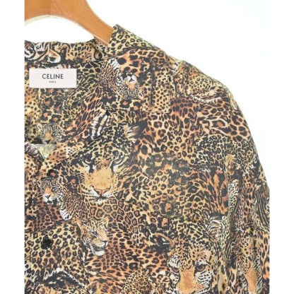 Celine Casual Shirt Black 36 Beige Brown — view 4