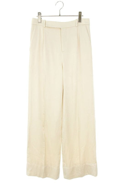 Saint Laurent Paris 736498 Y3g36 Silk Long Pants Men's 44