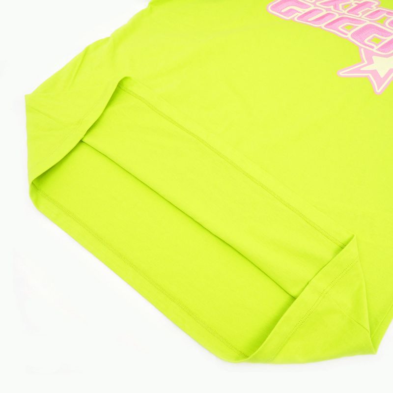 Gucci T-shirt Sequins XS Size 776596 Yellow Pink Cotton Women's Clothing