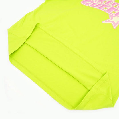 Gucci T-shirt Sequins XS Size 776596 Yellow Pink Cotton Women's Clothing