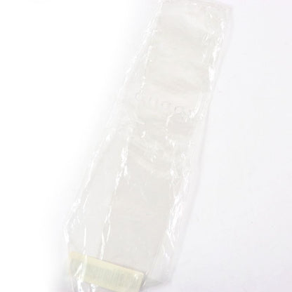 Gucci 100% Silk GG Logo All-over Pattern Cles Str Wide Tie Light Blue Made In