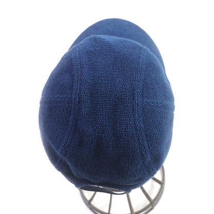 Hermes Davis 100% Cotton Funny Ice Cream Pile Cap With Logo Patch Navy S Made