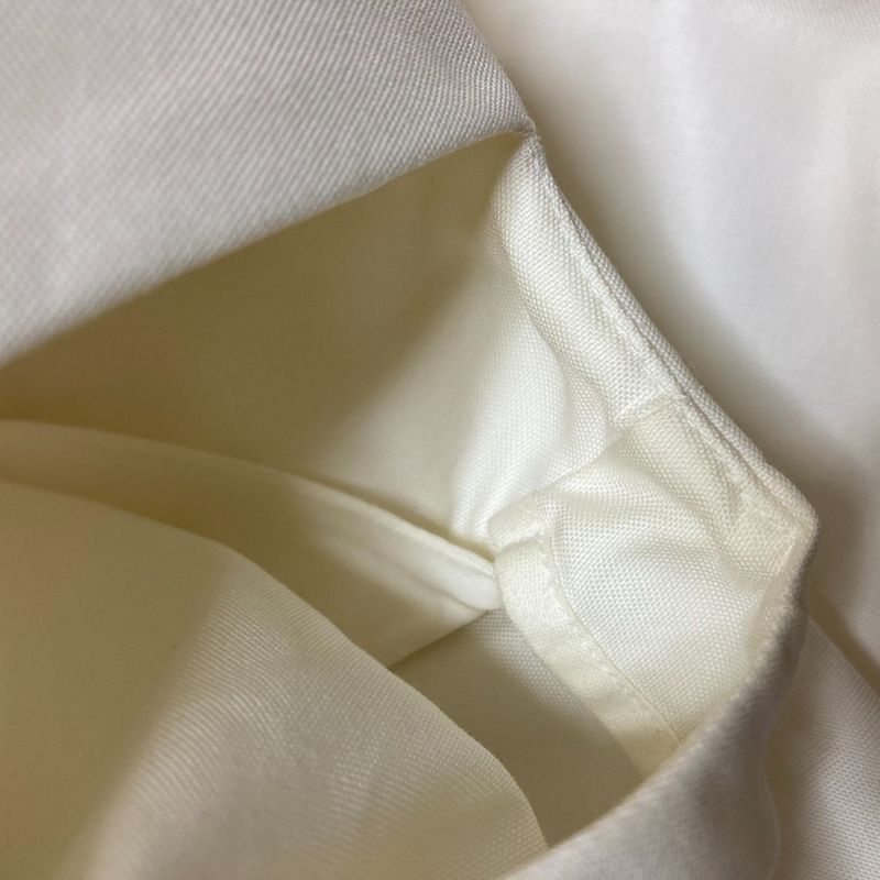 Good Quality Balenciaga Sleeveless Flared Long Shirt Dress 36 White Women Used