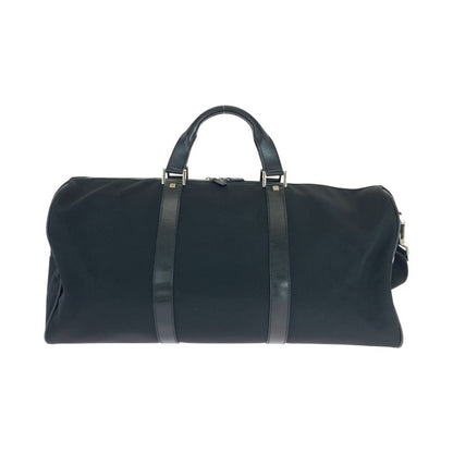 Gucci Black Silver Hardware Nylon 012 0399 Shoulder Bag Boston Bag 2way Men