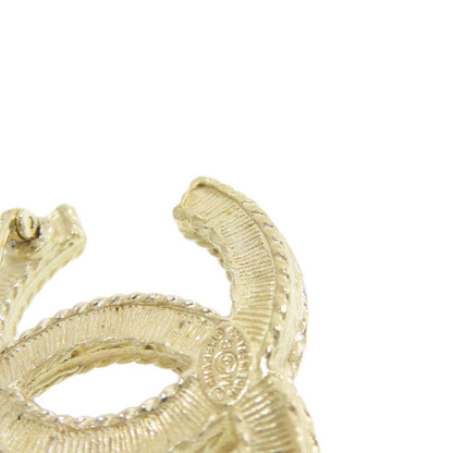 Chanel Coco Mark Faux Pearl Brooch Metal Ladies