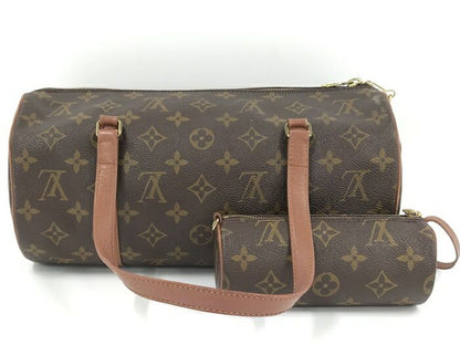Louis Vuitton Papillon 30 Handbag Monogram Brown M51385