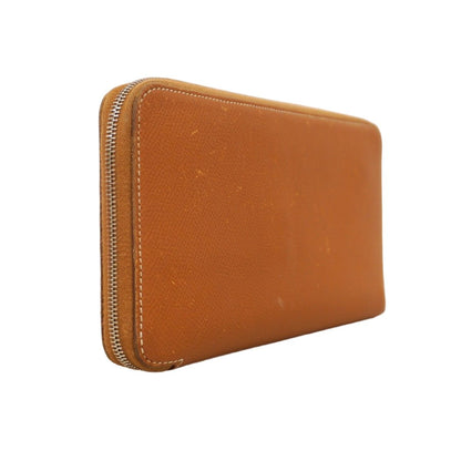 Hermes Wallet Azap Long Silk in Veau Gold Silver — view 2