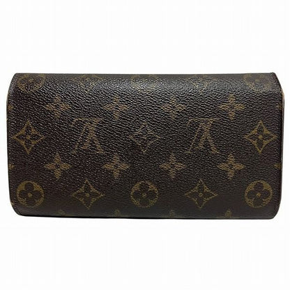 Louis Vuitton Monogram Portefeuille International M61217 Long Wallet Trifold