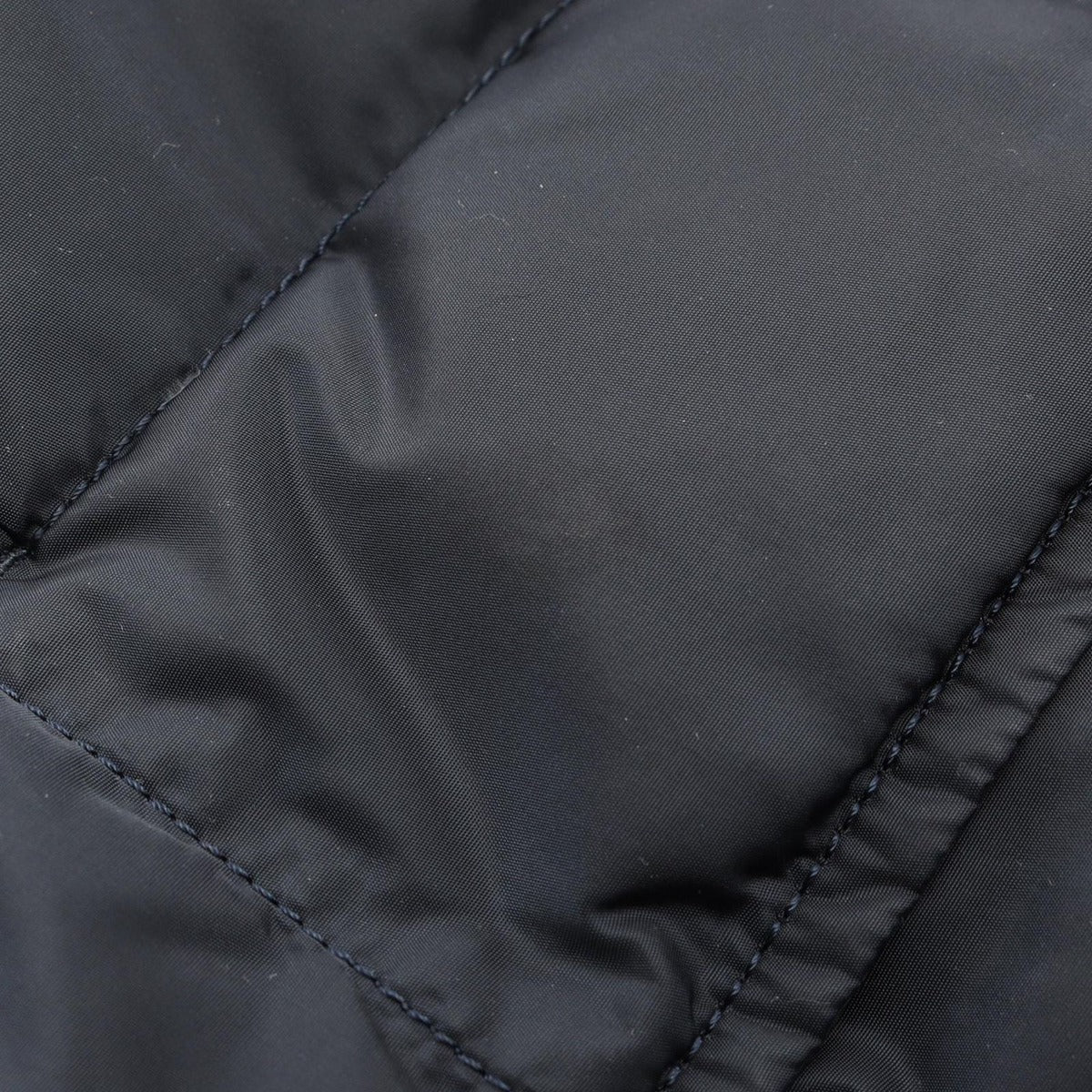 Prada Down Jacket Navy Nylon Long — view 10