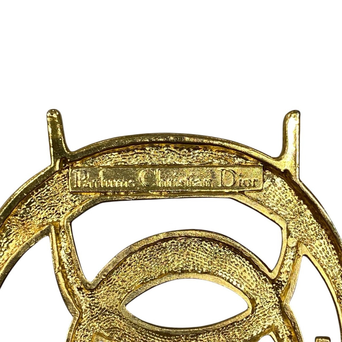 Dior Logo Brooch Gold — view 4
