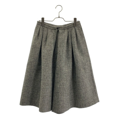 Gucci Wool Houndstooth Pleated Shorts 38 Gray