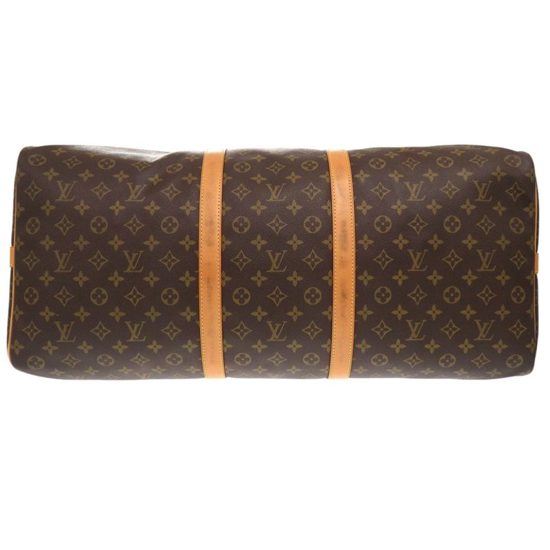 Louis Vuitton Keepall Bandoliere 60 Monogram M41412 Boston Bag LV 1315 Louis