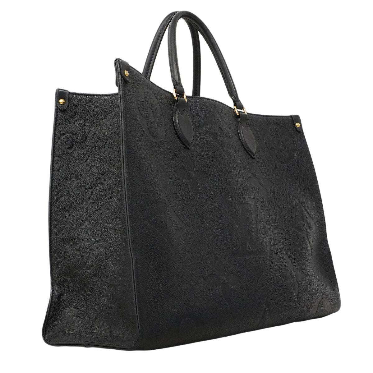 Louis Vuitton Tote Monogram Empreinte On The Go GM Noir 2-Way — view 2