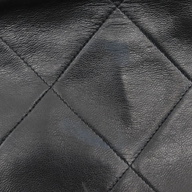 Chanel Chain Shoulder Diamond Stitching Matelasse Lambskin Black Ladies