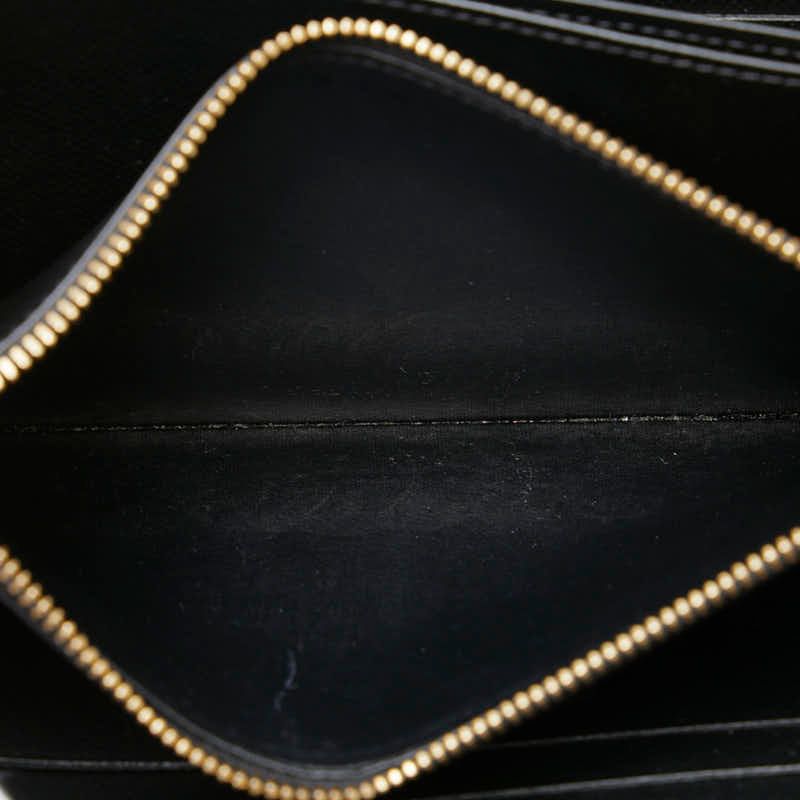 Louis Vuitton Monogram Giant Reverse Round Zipper Long Wallet M69353 Brown PVC