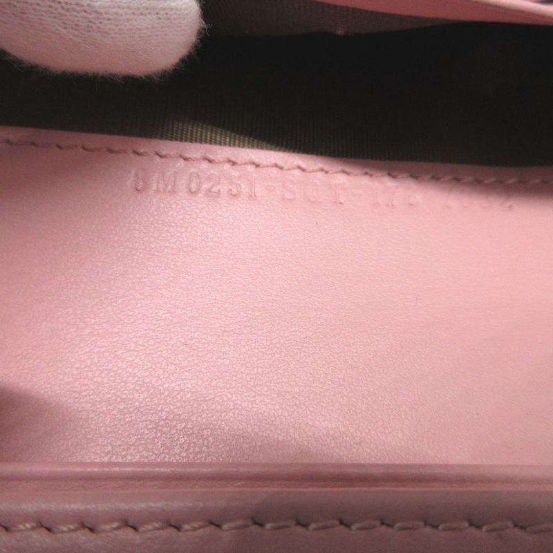 Fendi 8m0251 Continental Wallet Monster Leather Pink Bifold Long Wallet 1555