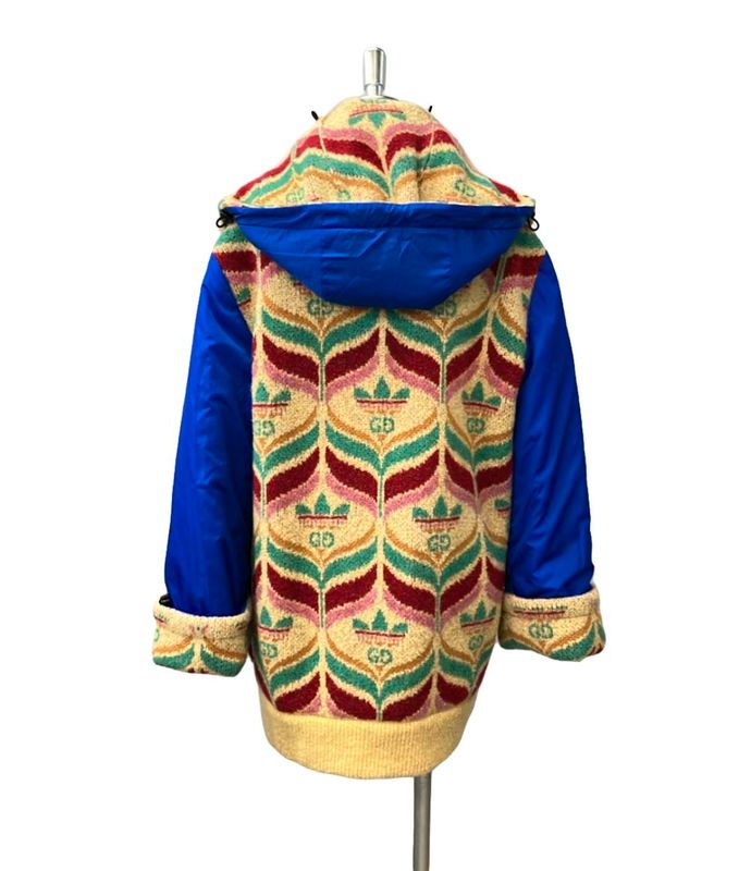 Gucci Adidas Reversible Knit Blouson Women's Size XXS Gucci Adidas