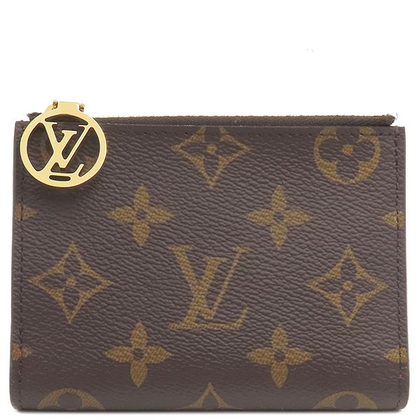 Louis Vuitton Bifold Wallet Portefeuille Lisa Monogram Canvas Tonic Orange Gold