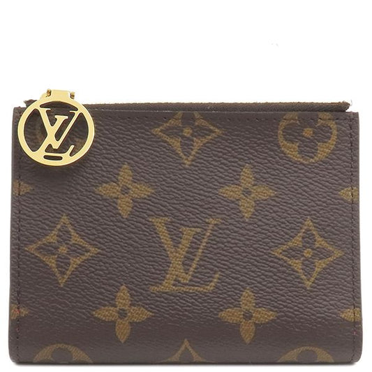 Louis Vuitton Bifold Wallet Portefeuille Lisa Monogram Canvas Tonic Orange Gold