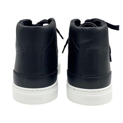 Hermes Daydream Sneakers Shoes Leather Black Kelly Hardware High Cut Sneakers