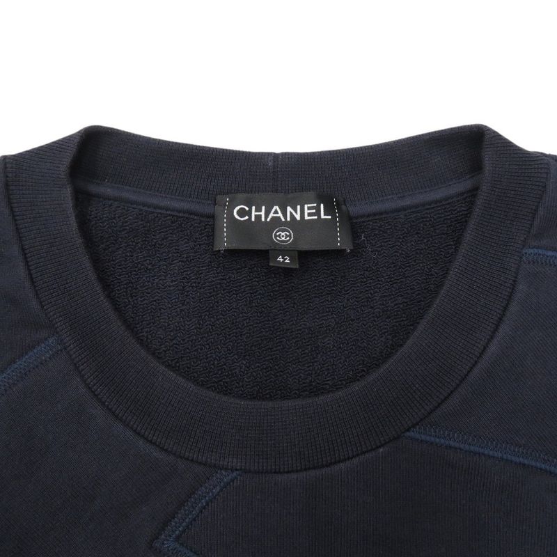 Chanel Coco Mark Sweatshirt P58239 Sweatshirt Cotton Dark Navy 1541 Chanel