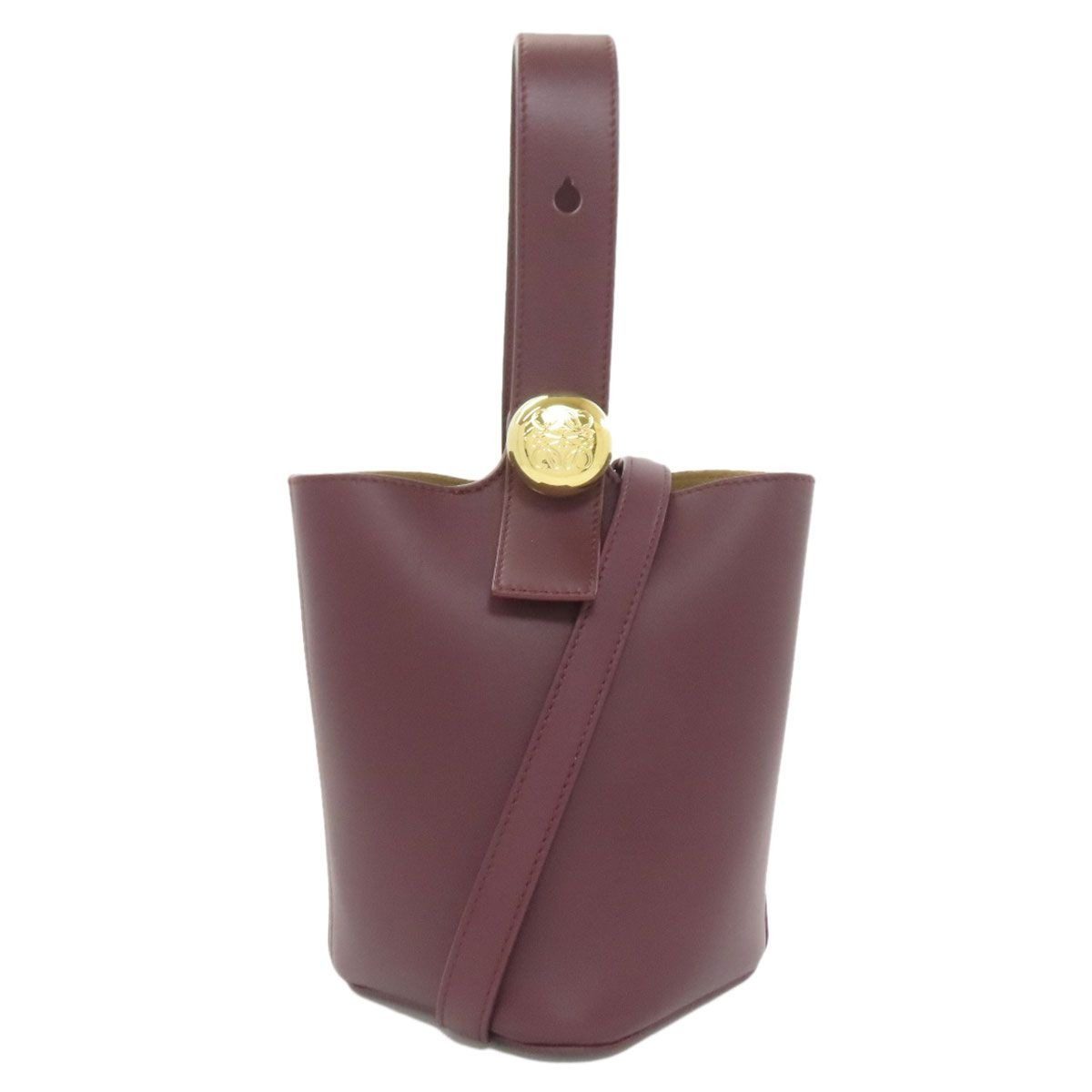 Loewe Pebble Bucket Bag Mini 2-Way Calf