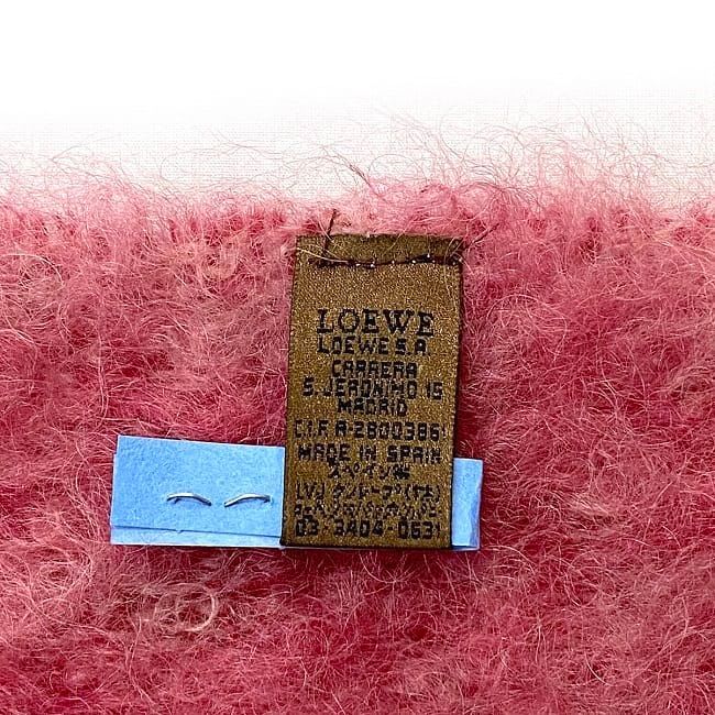 Loewe Scarf Pink Red Gradient