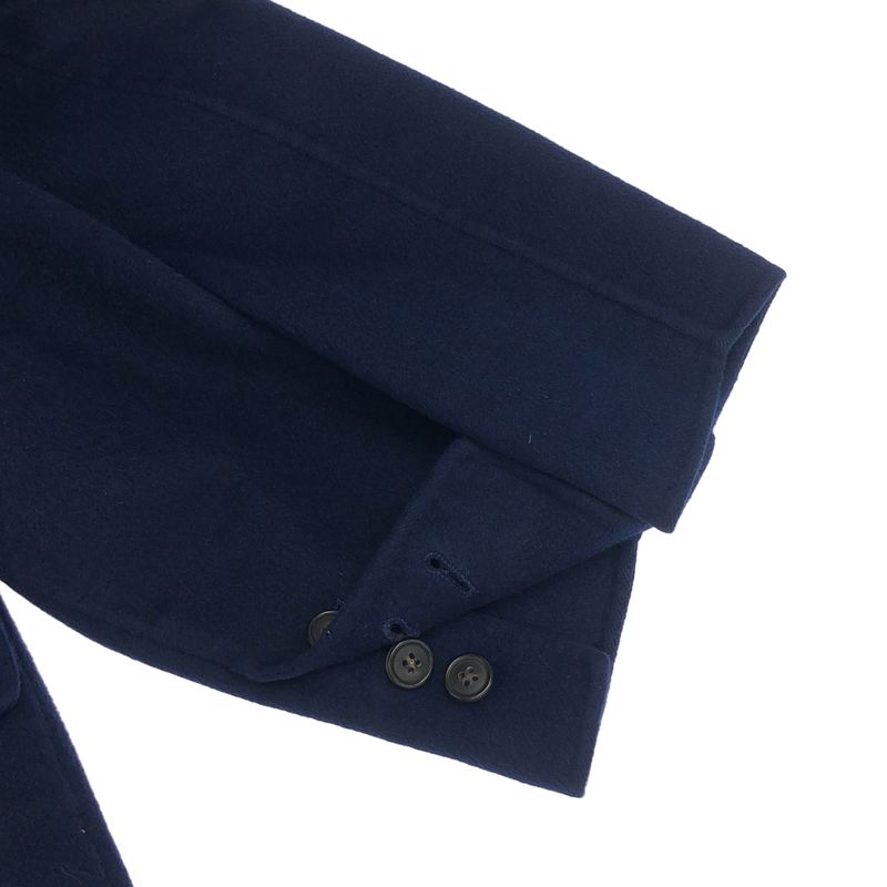 Prada 1990's Wool Cashmere Double Face Jacket Blue 42