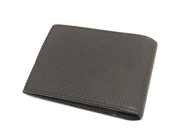 Gucci 333042 Leather Bifold Wallet With Card Case Wallet Billfold