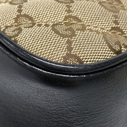 Gucci Shoulder Bag GG Marmont 447632 Beige Dark Brown And Black Chain Shoulder