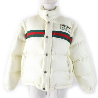 Gucci 683216 Short Length 2WAY Down Vest Bomber Jacket Down Jacket Ivory 36
