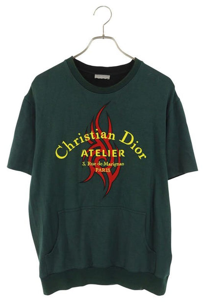 Dior Homme 18AW 833j626w7320 Atelier Logo Embroidered Sweatshirt Men's L