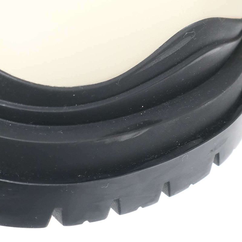 Bottega Veneta Tire Chelsea Boots Off White 35