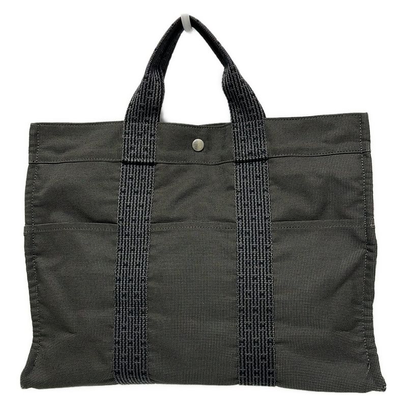 Hermes Tote Bag Her Line Tote MM Gray New Shape Hardware
