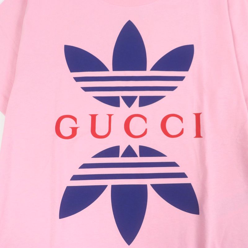 Gucci×adidas Gucci×adidas 2021 548334 100% Cotton Trefoil Logo Print Short