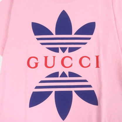 Gucci×adidas Gucci×adidas 2021 548334 100% Cotton Trefoil Logo Print Short