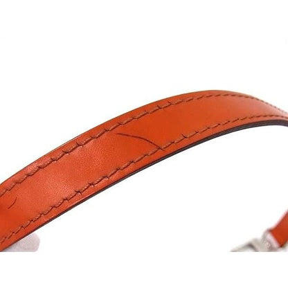 Louis Vuitton Leather Bag Strap Shoulder Orange — view 5
