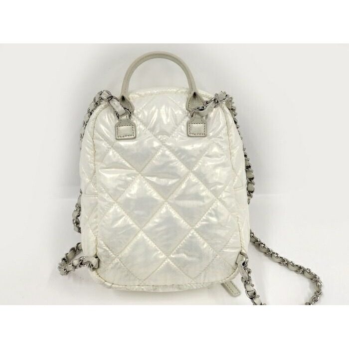 Chanel Neige Collection Backpack White — view 2